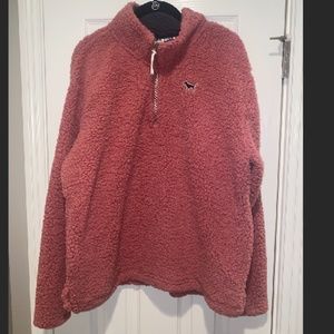 VS PINK Sherpa Quarter Zip